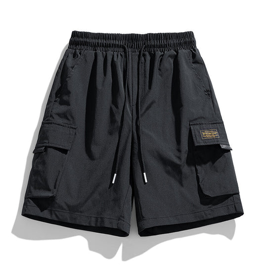 Herren Cargo-Shorts mit elastischem Bund und praktischen Taschen EB