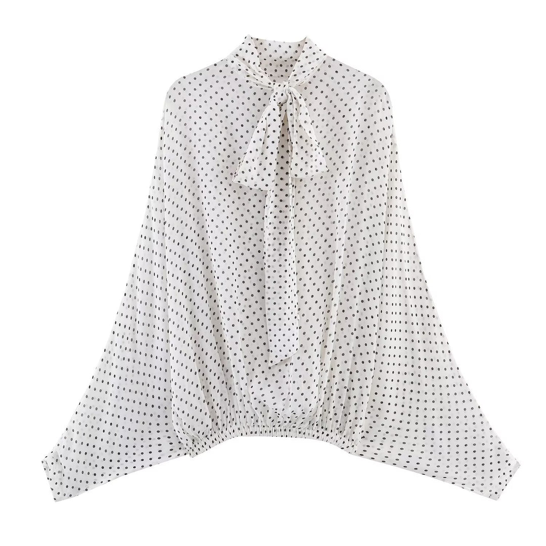 Damen Maxirock mit elegantem Pünktchenmuster und fließendem Schnitt EB