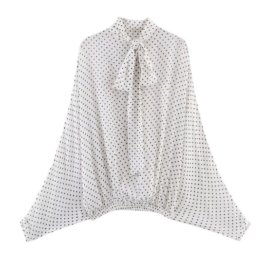 Damen Maxirock mit elegantem Pünktchenmuster und fließendem Schnitt EB