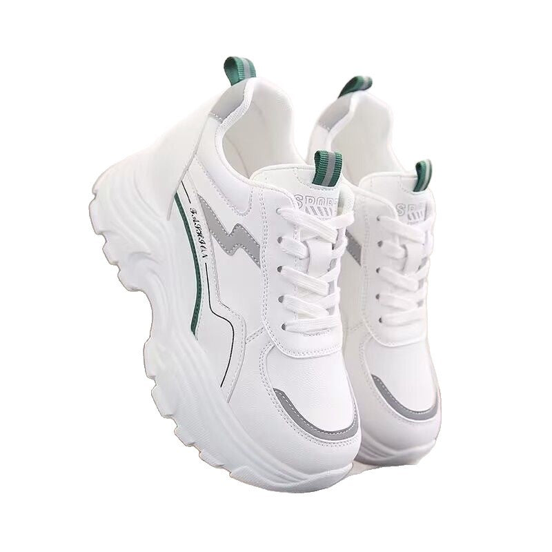 Damen Sportliche Sneakers mit elastischem Obermaterial und gepolsterter Sohle EB
