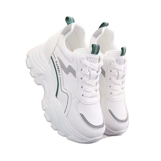 Damen Sportliche Sneakers mit elastischem Obermaterial und gepolsterter Sohle EB
