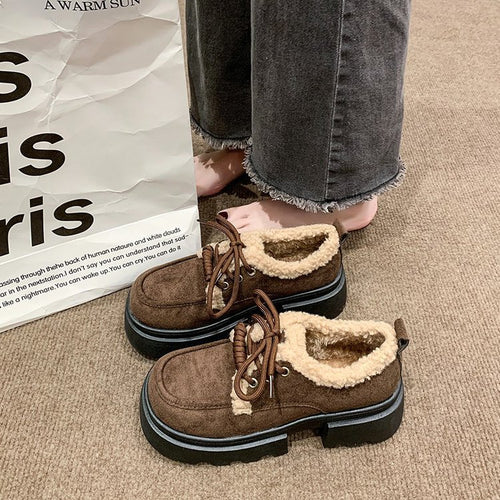 Damen gefütterte Laufsohlen-Stiefeletten EB