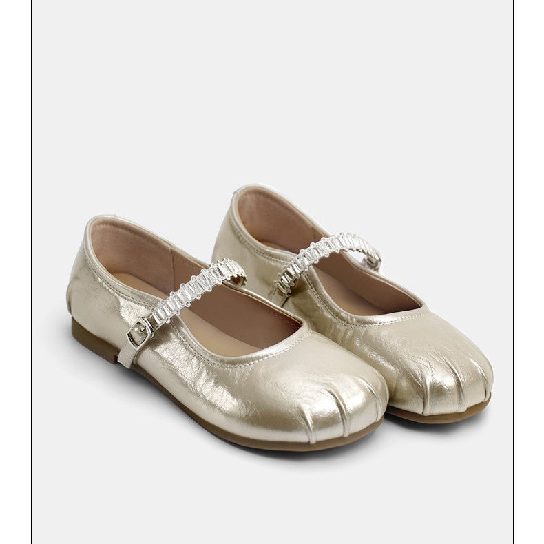 Damen Ballerinas mit eleganter Riemchenverzierung EB