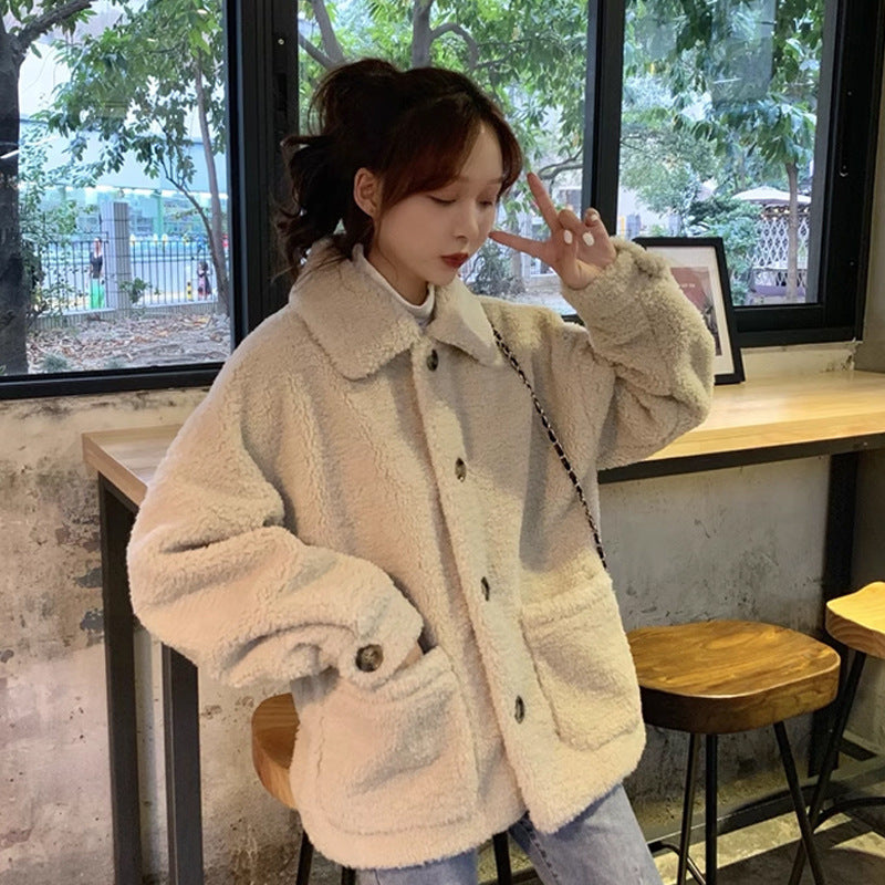 EB | Stylische Jacke Im Teddy-Design