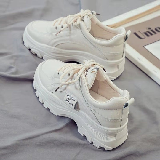 Damen Chunky Sneakers mit rutschfester Sohle und atmungsaktivem Obermaterial EB