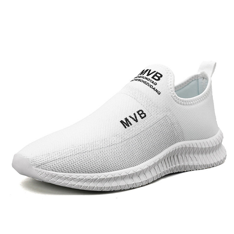 Damen Leichte Slip-On Sneakers mit atmungsaktivem Mesh-Obermaterial EB