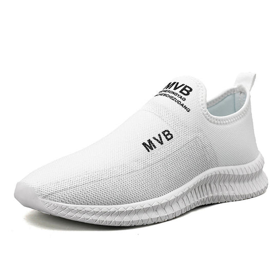 Damen Leichte Slip-On Sneakers mit atmungsaktivem Mesh-Obermaterial EB
