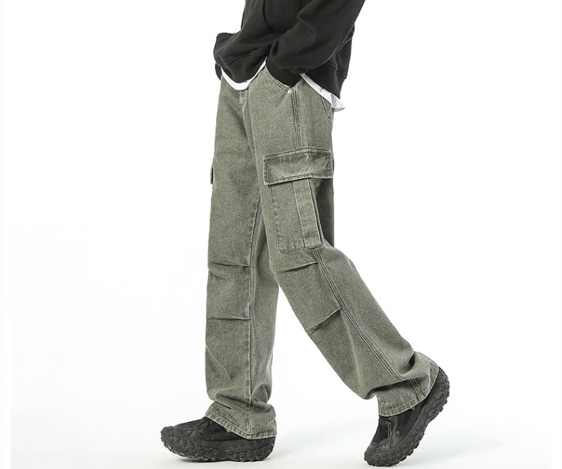 Herren Cargo-Hose mit vielseitigen Taschen und bequemem Schnitt EB
