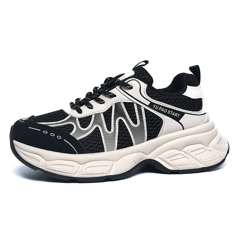 Damen Sportliche Sneakers mit atmungsaktiver Mesh-Oberfläche und rutschfester Sohle EB 1771155244