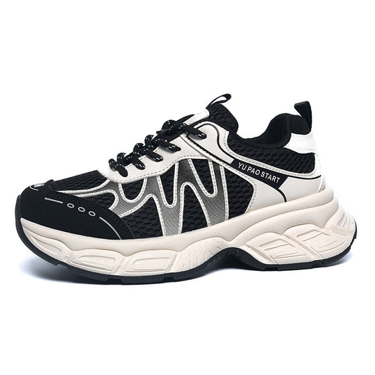 Damen Sportliche Sneakers mit atmungsaktiver Mesh-Oberfläche und rutschfester Sohle EB 1771155244