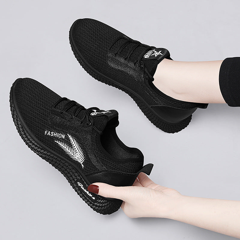 Damen Atmungsaktive Fitness-Sneaker mit rutschfester Sohle und flexiblem Design EB