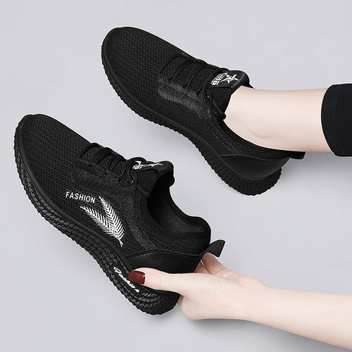 Damen Atmungsaktive Fitness-Sneaker mit rutschfester Sohle und flexiblem Design EB