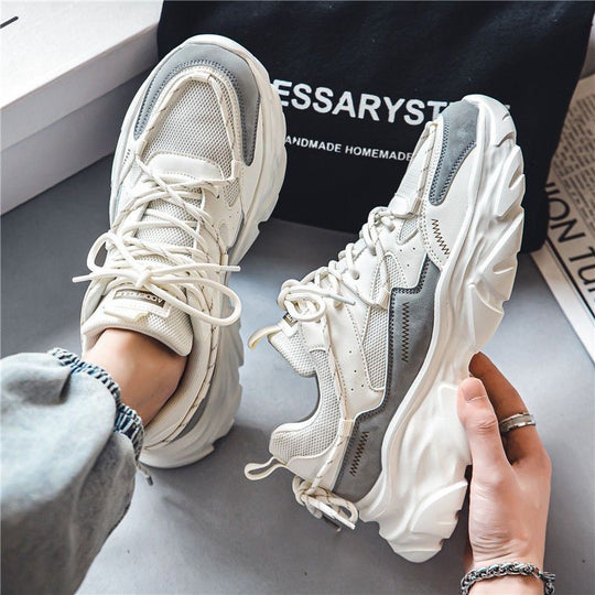 Damen Sportliche Sneakers mit extrastarker Sohle und atmungsaktivem Design EB