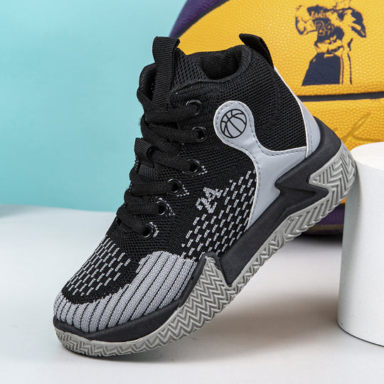 Damen Hochschnürbare Basketball-Sneaker mit atmungsaktiver Obermaterialstruktur EB