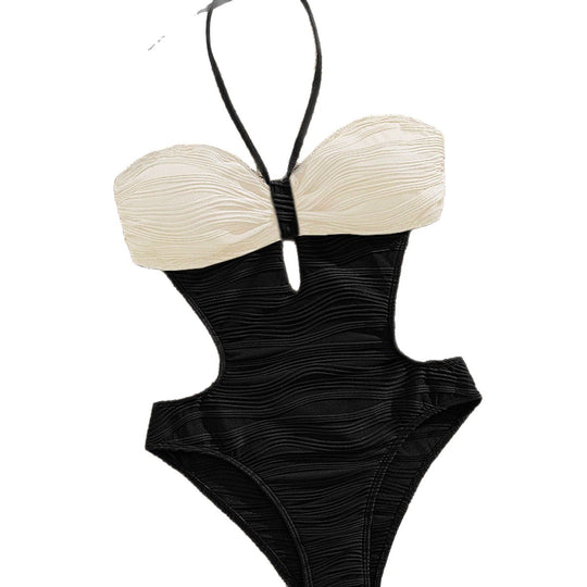 Damen Einteiliges Strandoutfit mit trendiger Raffung EB