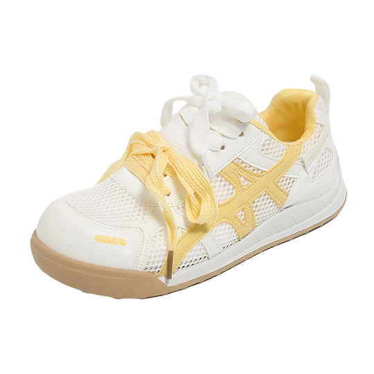 Damen Sportliche Sneaker im trendigen Netzdesign EB