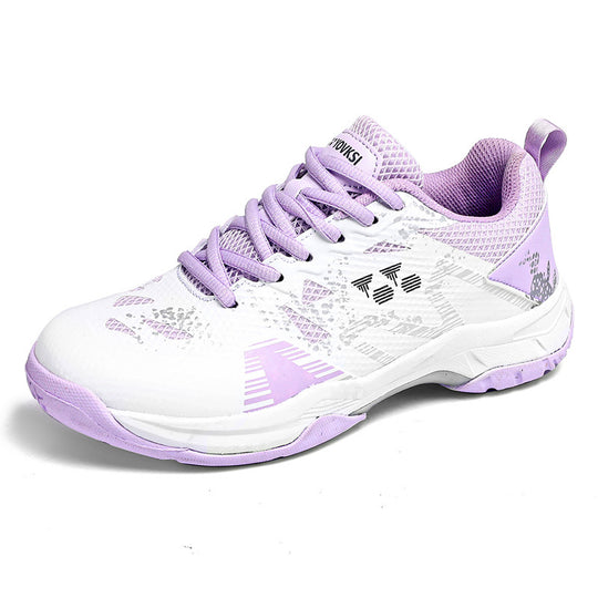 Unisex leichte atmungsaktive Indoor-Tennisschuhe mit stabiler nicht abfärbender Sohle und stoßdämpfung EB