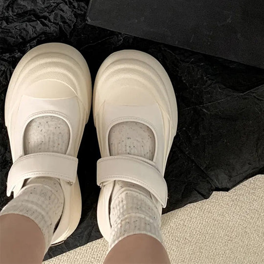 Damen Komfortable Velours-Sneaker mit Klettverschluss EB