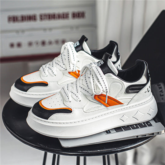 Damen modische Sneakers mit sportlichem Design und dämpfender Sohle EB