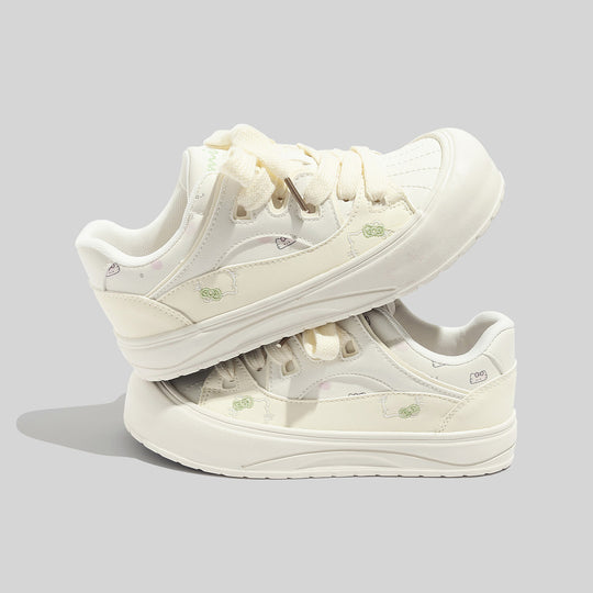 Damen Komfortable Freizeit Sneakers mit einzigartigen Tiermotiven EB