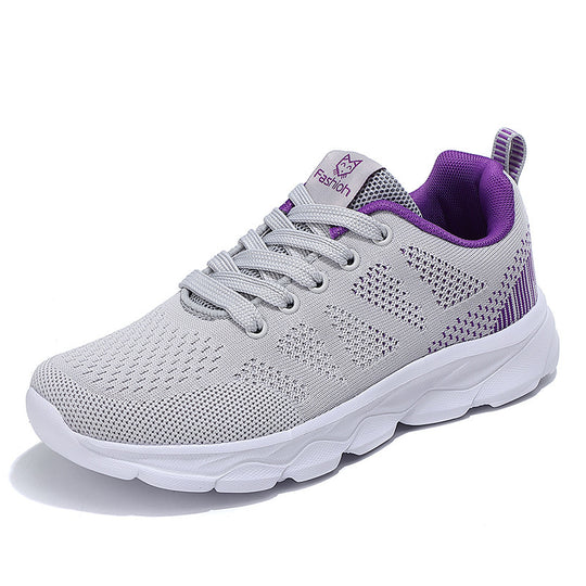 Damen Leichte und flexible Sportsneaker mit atmungsaktivem Obermaterial EB