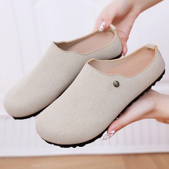 Damen nan leichtgewichtiger Schlupfclog mit ergonomischem Fußbett und rutschfester Profilsohle EB