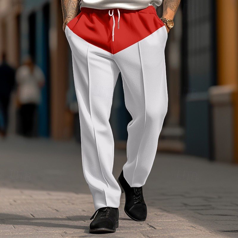 Herren Sportliche Jogginghose mit kontrastrierendem Bund und praktischen Taschen EB