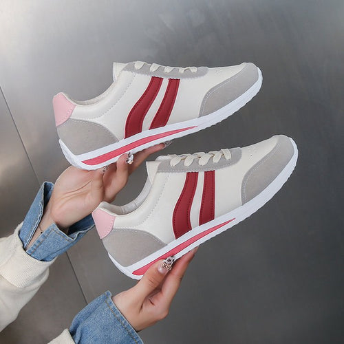 Damen Sportliche Freizeitsneaker mit hochwertiger Verarbeitung und flexibler Sohle EB