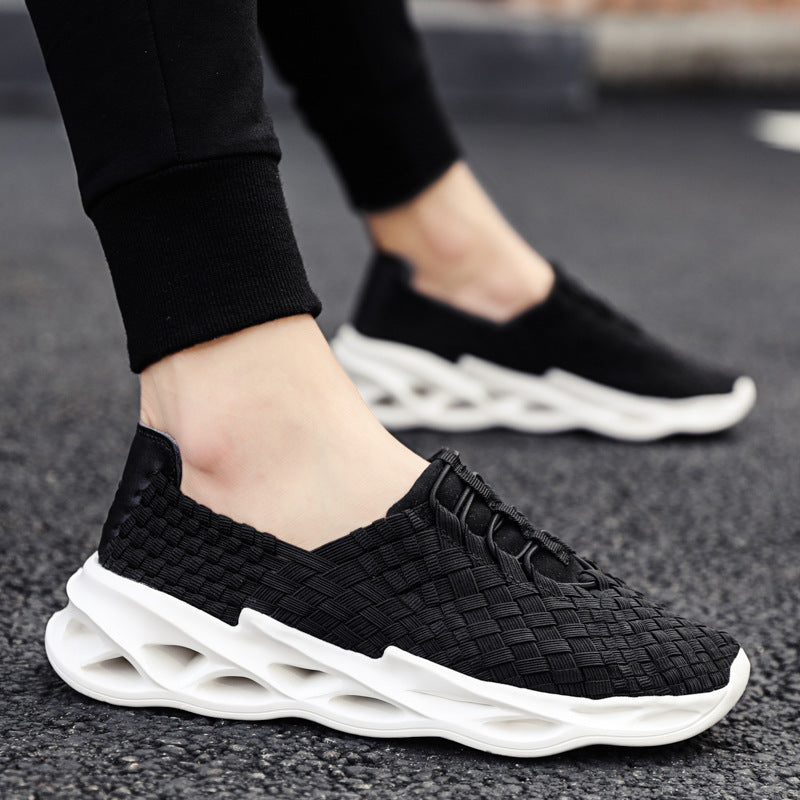 Damen Atmungsaktive Slip-On Sneakers mit innovativer Sohlenkonstruktion EB