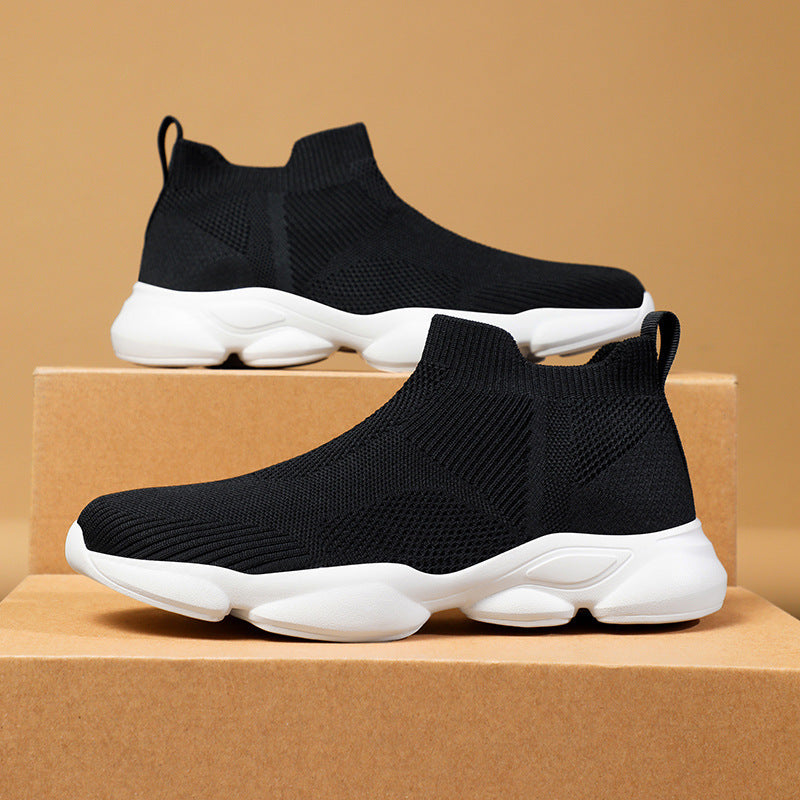Damen Sportliche Strick-Sneaker mit funktionalem Sohlenprofil EB