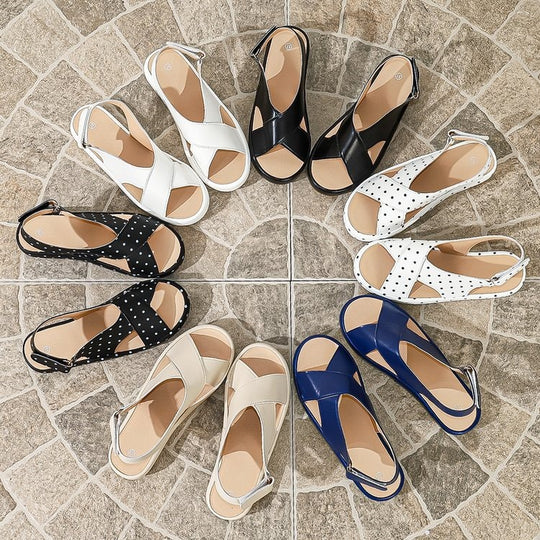Damen Komfortable und stilvolle Zehensandalen EB