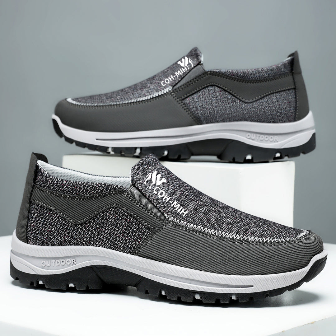 Damen Bequeme Slip-On Freizeitschuhe mit rutschfester Sohle und atmungsaktivem Obermaterial EB