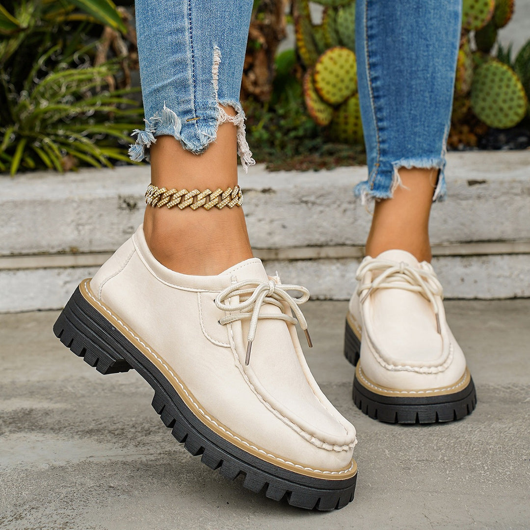 Damen Robuste Comfort-Schnürschuhe EB