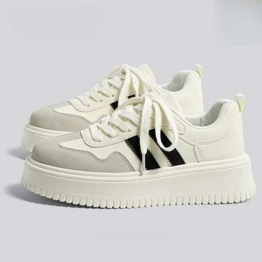 Damen Plattform Sneakers mit ergonomischer Dämpfung und trendigem Design EB