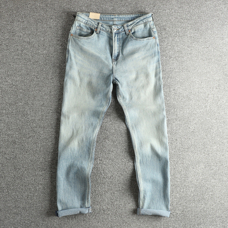 Damen Slim-Fit Jeans im authentischen Vintage-Look mit hohem Bund EB