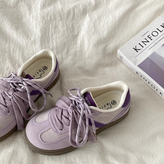 Damen Sportliche Sneaker mit atmungsaktivem Obermaterial und gepolsterter Innensohle EB