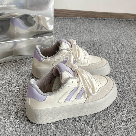 Damen Bequeme Sneakers mit verstärkter Sohle und stilvollem Design EB