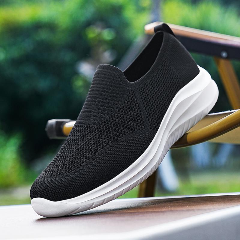 Damen Atmungsaktive Slip-On Sneakers mit flexiblem Dämpfungssystem EB