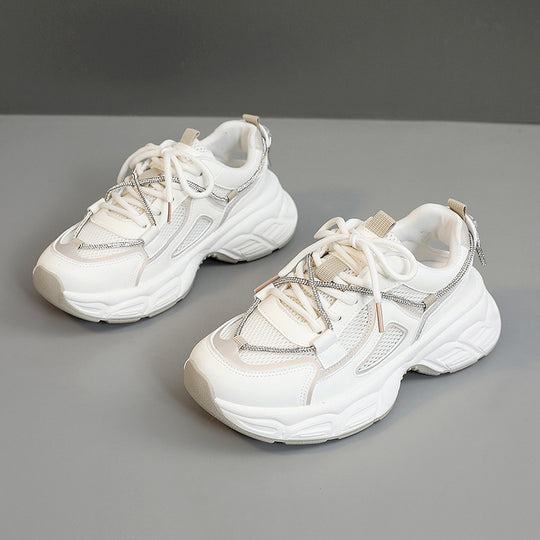 Damen Sportliche Sneakers mit modernem Design und dämpfender Sohle EB