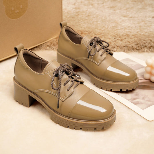 Damen Modische Sneakers mit klobigem Blockabsatz und trendigem Design EB