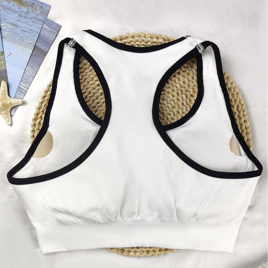 Damen Sport-Bustier mit atmungsaktivem Mischgewebe und stützenden Cups EB
