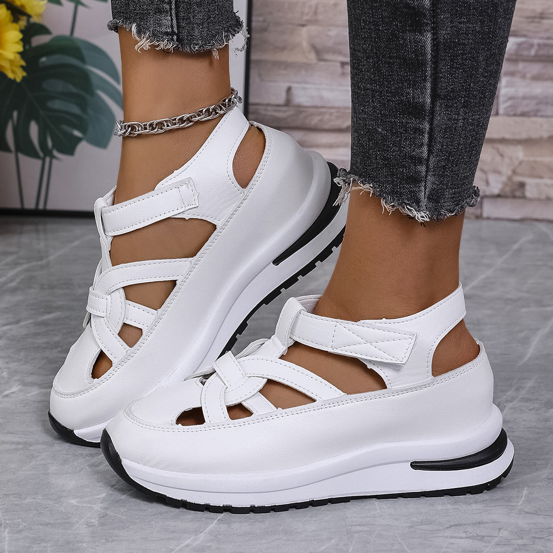 Damen Komfortable Freizeitschuhe mit atmungsaktivem Obermaterial und rutschfester Sohle EB