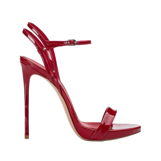 Damen elegante High Heel Sandalen mit verstellbarem Riemendesign EB
