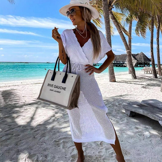 Damen strandfreundliches Netzkleid EB