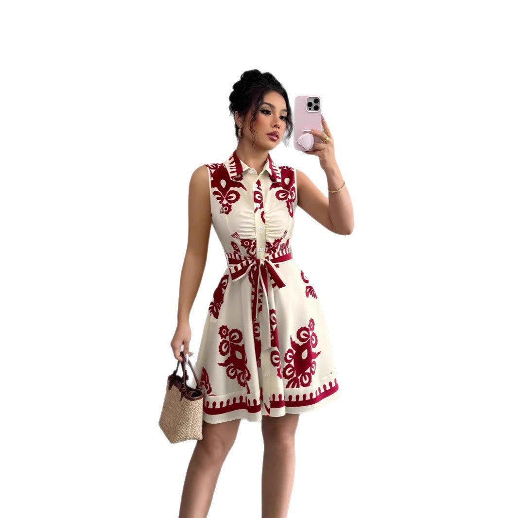 Damen Sommerkleid mit tailliertem Schnitt EB