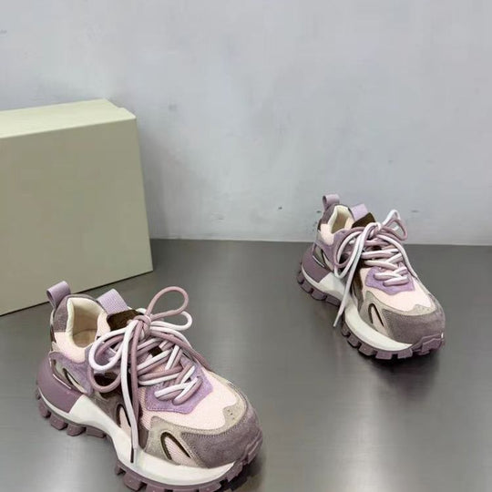 Damen Sportliche Sneakers mit dämpfender Sohle und atmungsaktivem Obermaterial EB
