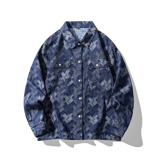 Herren lässige Overshirt EB
