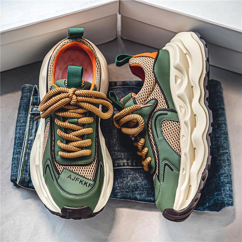 Damen Sportliche Sneakers mit atmungsaktiver Netzstruktur und flexibler Sohle EB