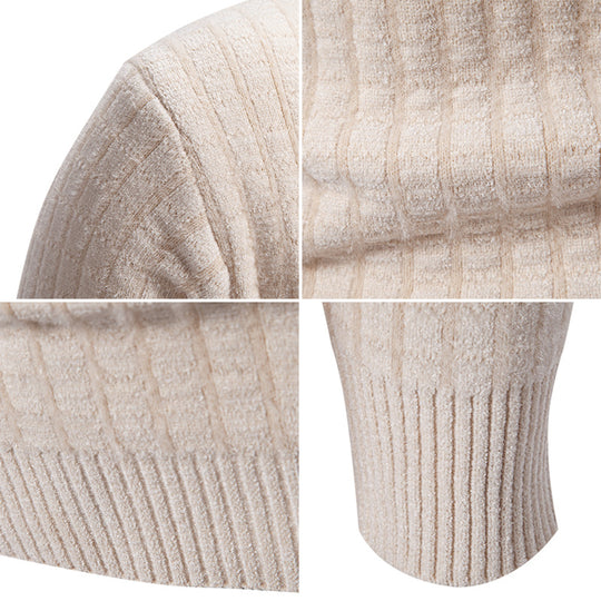 Herren Feinstrickpullover mit strukturiertem Design EB