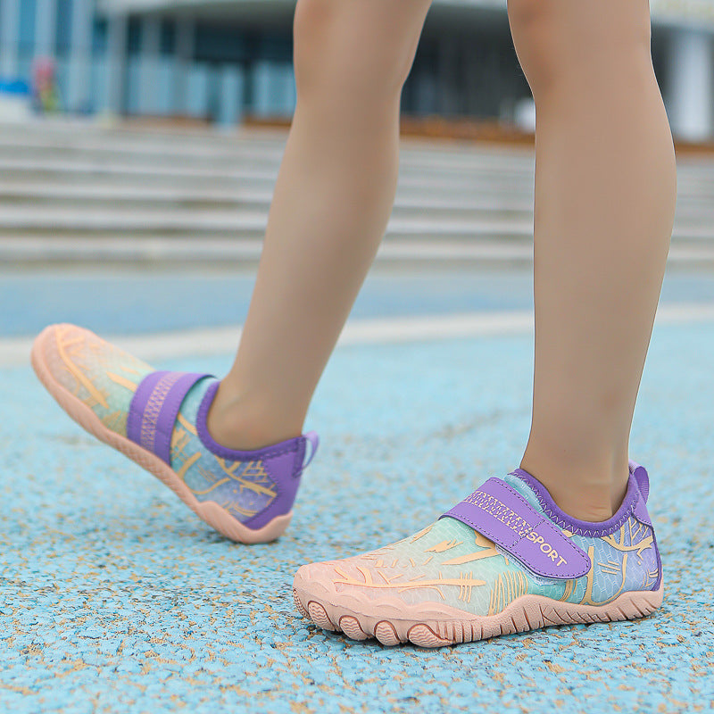 Damen Sportliche Schwimmschuhe mit nachhaltigem Material und elastischem Klettverschluss EB